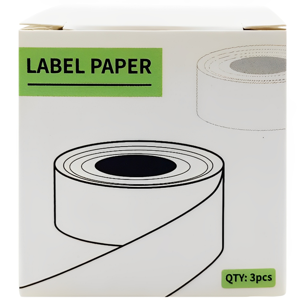 Стикеры для Xprinter HP1 15mm*7m (3pcs) Blue on White